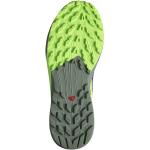 Grüne Salomon Sense Ride 3 Trailrunning Schuhe für Herren Größe 42,5 