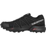 Salomon Speedcross 4 Damen Trailrunning-Schuhe, Aggressiver Grip, Präziser Fußhalt, Leichtgewichtiger Schutz, Black, 40