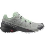 Grüne Salomon Speedcross 5 Trailrunning Schuhe für Damen Größe 40,5 