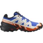Blaue Salomon Speedcross 5 Trailrunning Schuhe für Herren Größe 45 