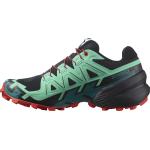 Schwarze Salomon Speedcross Trailrunning Schuhe für Damen Größe 40,5 