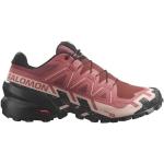Rote Salomon Speedcross 5 Trailrunning Schuhe für Damen Größe 41 