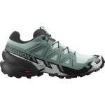Grüne Salomon Speedcross Trailrunning Schuhe für Damen Größe 41,5 