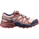 Peachfarbene Salomon Speedcross Trailrunning Schuhe für Kinder Größe 26 