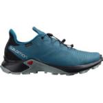 Schwarze Salomon Supercross Gore Tex Bio Trailrunning Schuhe in Normalweite aus Textil wasserdicht für Herren Größe 45,5 