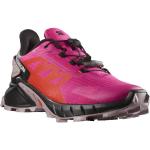 Pinke Salomon Supercross Trailrunning Schuhe mit Schnellverschluss aus Textil für Damen Größe 40,5 