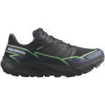 Reduzierte Graue Salomon Thundercross Gore Tex Trailrunning Schuhe für Herren Größe 46,5 