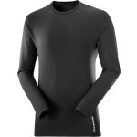Schwarze Sportliche Langärmelige Salomon Sense T-Shirts für Herren Größe L für den für den Winter 