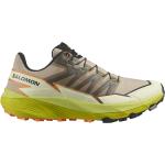 Beige Salomon Thundercross Trailrunning Schuhe für Herren Größe 46,5 