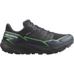 Schwarze Salomon Thundercross Gore Tex Trailrunning Schuhe atmungsaktiv für Herren Größe 44 