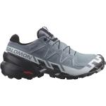 Graue Salomon Speedcross 5 Gore Tex Trailrunning Schuhe für Damen Größe 40 