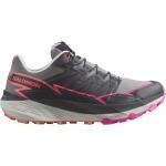 Graue Salomon Thundercross Trailrunning Schuhe für Damen Größe 40 