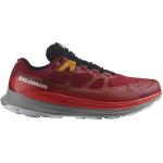 Rote Salomon Ultra Glide Gore Tex Trailrunning Schuhe für Herren Größe 41,5 
