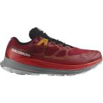 Rote Salomon Ultra Glide Gore Tex Trailrunning Schuhe für Herren Größe 45,5 