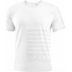 Weiße Motiv Kurzärmelige Salomon Sense T-Shirts für Herren Größe M für den für den Sommer 