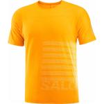 Orange Motiv Kurzärmelige Salomon Sense T-Shirts für Herren Größe S für den für den Sommer 