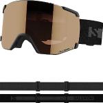 Salomon S/view Access Unisex-Brille Ski Snowboarden, Erweitertes Sichtfeld, Augenermüdung und Blendreduzierung und kein Beschlagen mehr, Schwarz, Einheitsgröße
