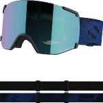 Salomon S/view Unisex-Brille Ski Snowboarden, Erweitertes Sichtfeld, Sehschärfe und Blendungsreduzierung und kein Beschlagen mehr, Blau, Einheitsgröße