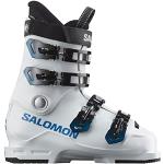 Salomon Unisex Jugend S/Max 60T Skistiefel, White/Race Blue/Process Blue, 21