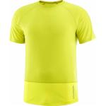 Gelbe Salomon T-Shirts für Herren Größe S 