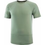 Grüne Salomon T-Shirts für Herren Größe S 