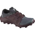 Anthrazitfarbene Salomon Wildcross Trailrunning Schuhe für Damen Größe 38 