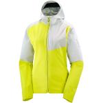 Salomon - Women's Bonatti Trail Jacket - Regenjacke, Gr. XS, gelb (SulphurSpring/GrayViolet)