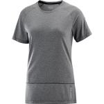 Weiße Kurzärmelige Salomon T-Shirts für Damen Größe XL 