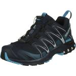 Marineblaue Salomon XA Pro 3D Gore Tex Trailrunning Schuhe aus Textil wasserabweisend für Herren Größe 44,5 