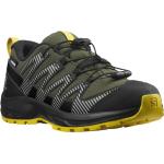 Olivgrüne Salomon XA Trailrunning Schuhe aus Textil für Kinder Größe 31 