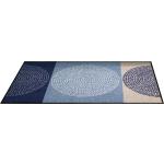 Blaue Moderne Salonlöwe Rechteckige Schmutzfangmatten & Fußabtreter Matte aus Textil 