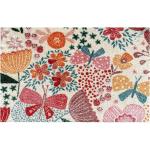 Bunte Blumenmuster Salonlöwe Schmutzfangmatten & Fußabtreter aus Textil 