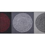 Graue Motiv Moderne Salonlöwe Schmutzfangmatten & Fußabtreter Matte aus Textil 