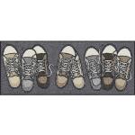 Salonloewe Fußmatte Sneakers grau/braun-beige 30x75 cm