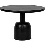 Schwarze Industrial Möbel Exclusive Runde Beistelltische Rund 35 cm lackiert aus Metall Breite 0-50cm, Höhe 0-50cm, Tiefe 0-50cm 