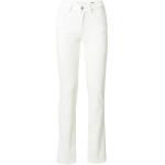 Weiße Ankle-Jeans mit Reißverschluss aus Denim für Damen Größe XXL 