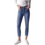Reduzierte Blaue Salsa Jeans Skinny Jeans mit Reißverschluss aus Denim für Damen Weite 31, Länge 28 