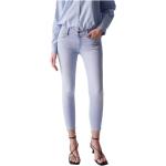 Reduzierte Blaue Salsa Jeans Push Up Jeans mit Reißverschluss aus Denim für Damen Weite 32, Länge 28 