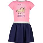 Pinke Salt and Pepper Kinderkleider A-Linie mit Tiermotiv mit Glitzer aus Tüll für Mädchen für den für den Sommer 