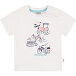 SALT AND PEPPER Baby-Jungen Fahrzeug Applikation aus OC T-Shirt, White, 56