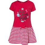 SALT AND PEPPER Baby-Mädchen Dress Seaside Glitter Print Kinderkleid, Lollipop red, 86