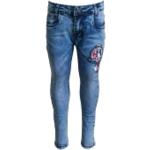Salt and Pepper Slim Jeans für Kinder mit Nieten aus Denim für Mädchen Größe 134 