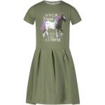 Grüne Motiv Salt and Pepper Druckkleider & bedruckte Kinderkleider mit Tiermotiv mit Glitzer aus Jersey Größe 92 für den für den Sommer 