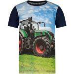 Marineblaue Salt and Pepper Printed Shirts für Kinder & Druck-Shirts für Kinder mit Traktor-Motiv für Jungen Größe 98 