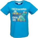 Blaue Salt and Pepper Kinder T-Shirts mit Traktor-Motiv für Jungen Größe 98 
