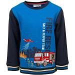 Royalblaue Bestickte Salt and Pepper Kindersweatshirts für Jungen Größe 122 