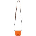 Reduzierte Orange Ferragamo Bodybags mit Reißverschluss aus Glattleder für Herren 