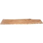 Hellbraune Moderne SAM Tischplatten lackiert aus Massivholz Breite 150-200cm, Höhe 150-200cm, Tiefe 0-50cm 