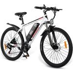 SAMEBIKE 26" Elektrofahrrad E Bike mit 36V 10Ah Abnehmbarer Akku Shimano 7 Gang-Schaltung City EBike Off-Road Mountainbike E-Bike für Erwachsene Herren Damen (SY26)