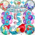 Arielle die Meerjungfrau Arielle Runde Ballons 30-teilig 